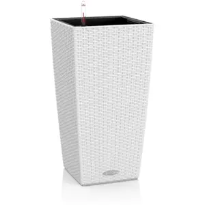 Comparateur de prix : LECHUZA Cubico Cottage 30 - Kit Complet, Blanc 56 Cm