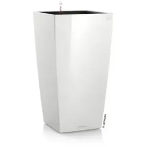 LECHUZA Jardinière Cubico 30 ALL-IN-ONE Blanc haute brillance 18181Vendu parbol
