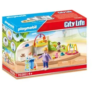 Comparateur de prix : PLAYMOBIL - 70282 - City life - Espace crèche pour bébés