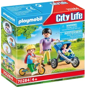 PLAYMOBIL City Life Mama met kinderen - 70284 pas cher