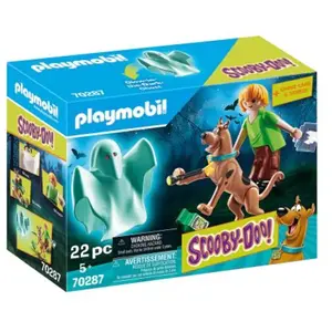 Playmobil Scooby-Doo 70287 Scooby et Sammy avec fantôme pas cher