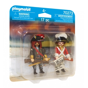 PLAYMOBIL - 70273 - Capitaine pirate et soldat pas cher