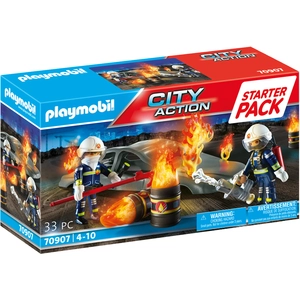 70907 Playmobil Pompiers et incendie pas cher