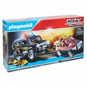 Playmobil Police - Poursuite Des Braqueurs De Banque pas cher