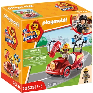 PLAYMOBIL DUCK ON CALL - VOITURETTE DE POMPIER pas cher