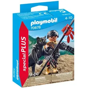 Playmobil 70878 Combattant avec panthère pas cher