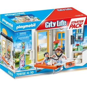 Playmobil City Life 70818 Starter Pack Cabinet de pédiatre pas cher