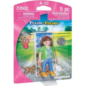 PLAYMOBIL Playmo-Friends Vrouw met kittens - 70562 pas cher