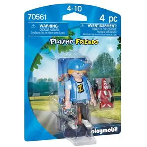 Playmobil Playmobil 70561 - Joueur Et Voiture Télécommandée pas cher