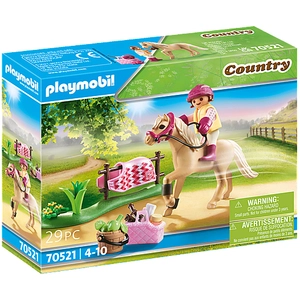 Playmobil Country 70521 Cavalière avec poney beige pas cher