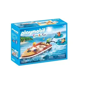 Comparateur de prix : Playmobil Family Fun 70091 Bateau avec bouées et vacanciers