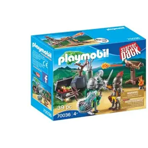 Playmobil Knights Les chevaliers 70036 StarterPack Duel de Chevaliers pas cher