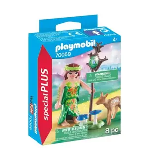 Playmobil Special Plus 70059 Nymphe et faon pas cher
