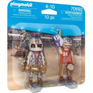 Comparateur de prix : Playmobil Playmobil Stuntshow 70692 - Duo Fan Et Cascadeur