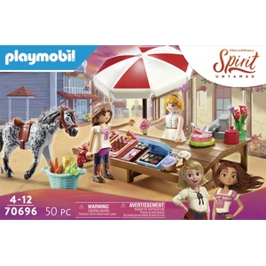 Playmobil Spirit Au galop en toute liberté 70696 Etal de friandises de Miradero pas cher