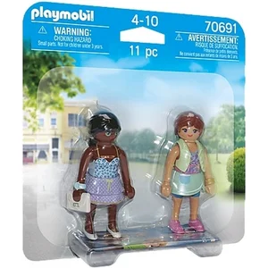 Playmobil Playmobil City Life 70691 - Duo Jeunes Filles Et Sacs pas cher
