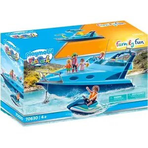Playmobil Playmobil Family Fun 70630 - Yacht Avec Scooter Des Mers pas cher