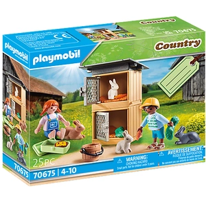 Comparateur de prix : Playmobil Country 70675 Set cadeau Enfants et lapins