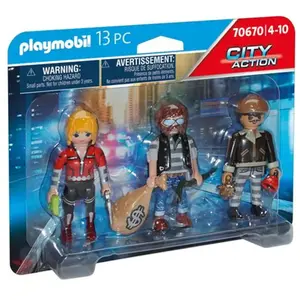 Playmobil Les policiers 70670 Police Equipe de bandits pas cher