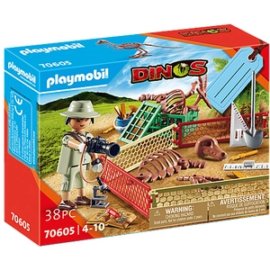 Comparateur de prix : Playmobil Dinos 70605 - Coffret Cadeau - Paléontologue