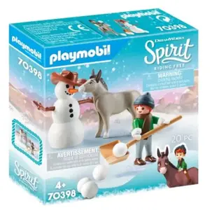 Playmobil Playmobil 70398 - La Mèche Et Monsieur Carotte En Hiver pas cher
