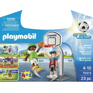 Comparateur de prix : Playmobil Playmobil 70313 - Valisette Multi-Sports Garçons