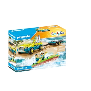Comparateur de prix : PLAYMOBIL - 70436 - Voiture avec canoë - Family Fun - Plastique - Enfant - Rose