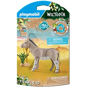 PLAYMOBIL - 71289 Wiltopia - Âne sauvage d'Afrique - Multicolore - Enfant - 4 ans pas cher