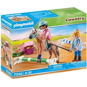 PLAYMOBIL - 71242 - Country - Cavalière et cheval avec monitrice pas cher