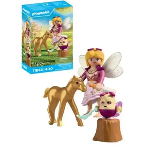 Playmobil 71844 Goldenes Einhornfohlen mit Fee (71844, Playmobil Princ... pas cher