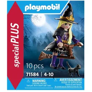 PLAYMOBIL Special Plus Heks met kat - 71584 pas cher