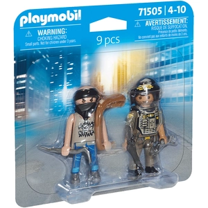 Playmobil 71505 Policier et bandit pas cher