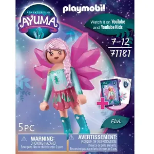 PLAYMOBIL Adventures of Ayuma Crystal Fairy Elvi - 71181 pas cher