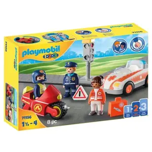 PLAYMOBIL - 71156 - PLAYMOBIL 1.2.3 - Héros du quotidien pas cher