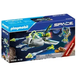PLAYMOBIL Spationaute et drone - Space - Avec projectiles - Dès 4 ans pas cher