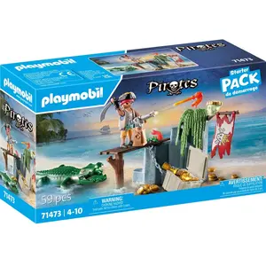 PLAYMOBIL 71473 Pirate avec alligator pas cher