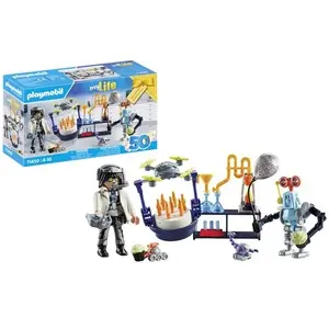 Playmobil Playmobil My Life 71450 - Chercheur En Laboratoire Avec Robot (Spécial 50 Ans) pas cher