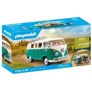 Playmobil Playmobil Volkswagen 71725 - Volkswagen T1 Camping Bus - Vert pas cher