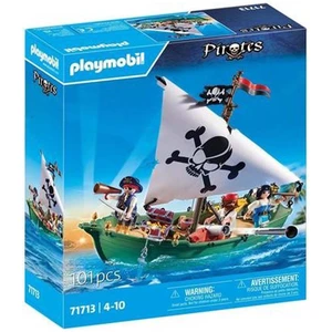 Playmobil Playmobil Pirates 71713 - La Chaloupe Des Pirates pas cher