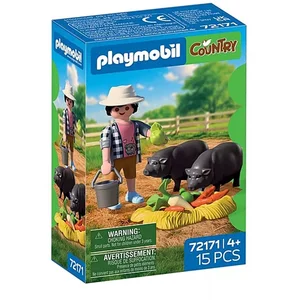 Playmobil Landwirt mit Hängebauchschwein pas cher