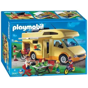 PLAYMOBIL 3647 Famille Camping Car pas cher