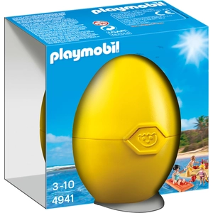 Playmobil Les Oeufs de Pâques 4941 Maman et Enfants à la Plage pas cher