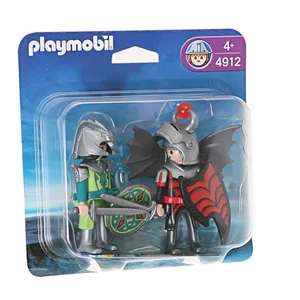 Playmobil Knights 4912 - Duo Chevaliers Dragon pas cher