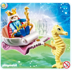 4815 Playmobil Roi des mers avec calèche pas cher