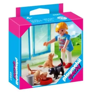 Playmobil Special Plus 4687 - Maman Et Chiots pas cher