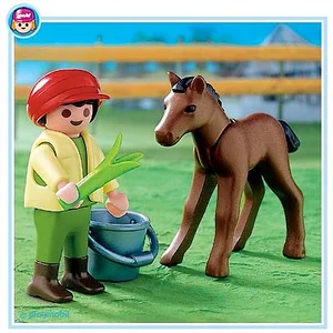 Playmobil Jongen met Veulen pas cher
