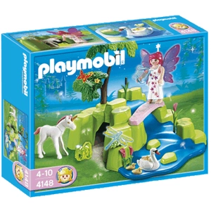 Playmobil Princess 4148 - Compactset Jardin De Fées Avec Licorne pas cher