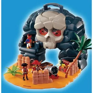 Playmobil Pirates 4443 - Ile Au Trésor Des Pirates En Coffret pas cher