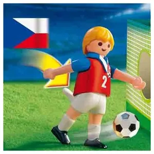 Playmobil VOETBALSPELER TSJECHIË/JOUEUR ÉQUIPE TCHÉQUIE pas cher