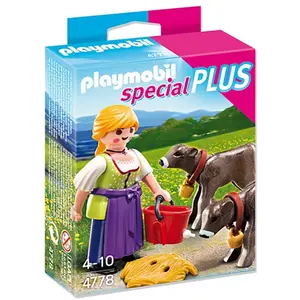 Playmobil 4778 Special Plus - Eleveuse Avec Veaux 0115 pas cher